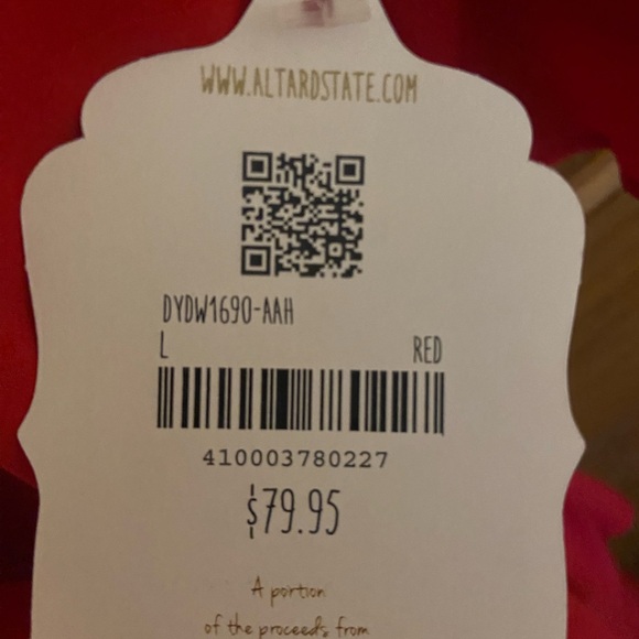 Altar’d State Red Ruffle Dress - Picture 3 of 4